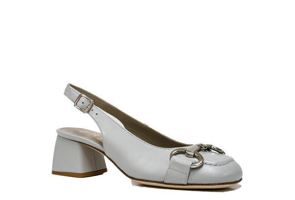 Bruglia Women’s Grey Chain Slingback 8841 30% OFF