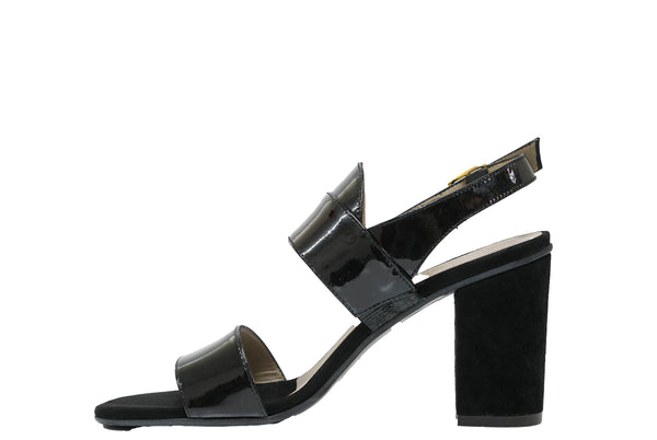 Bruglia Women’s Black Patent Leather Sandals 8852 30% off