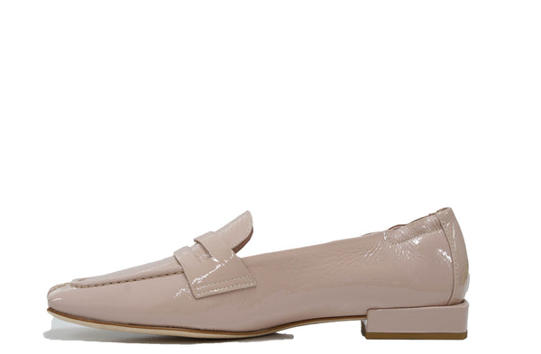 Bruglia Women’s Nude Patent Loafer 8584