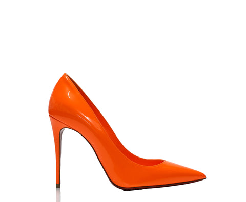 Christian Louboutin Women's Fluro Orange Pump Kate - Last Size 36.5EU