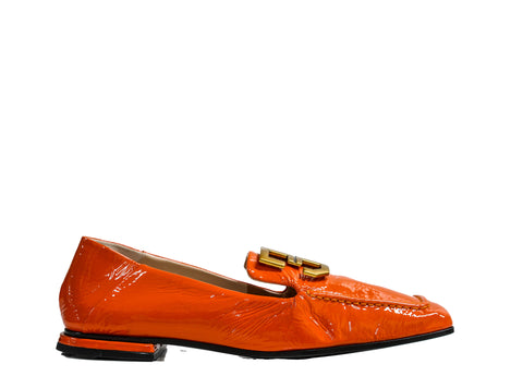 Fabi Women’s Orange Leather Loafer FD7968B
