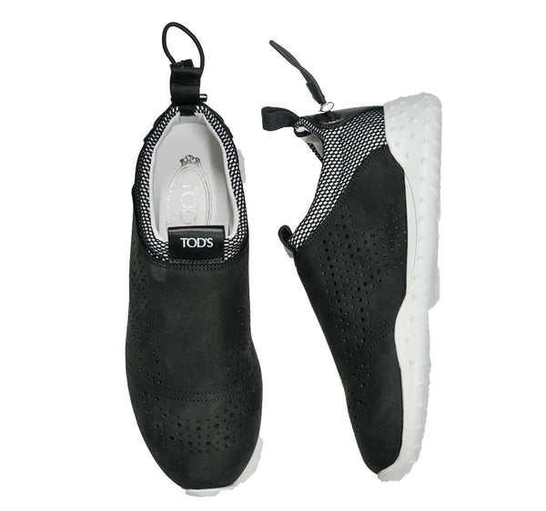 Tod's Women's Black Dot Sneaker 14BOBF40