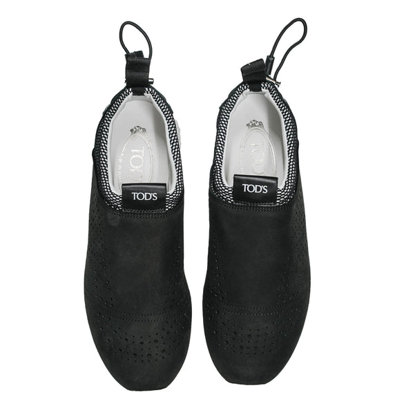 Tod's Women's Black Dot Sneaker 14BOBF40