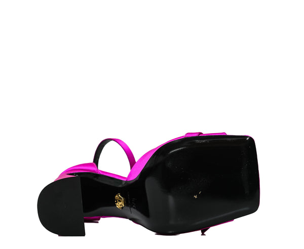 Versace Women's Pink Logo Sandal 1008212 - 37.5 Last Size