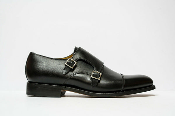 Barker Men's Leather Black Calf Shoe Tunstall 386016