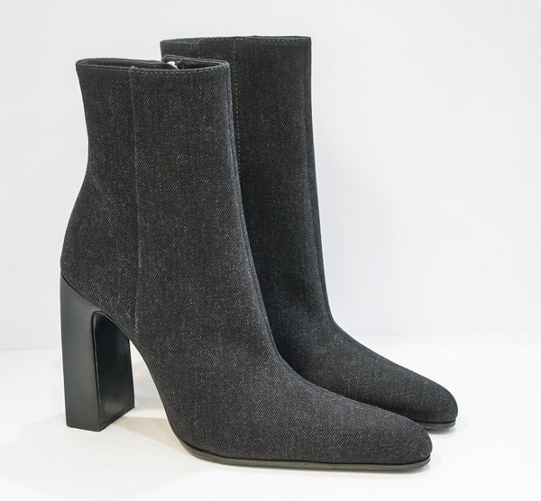 Balenciaga Ladies Black Denim Boot 544235 - 40 Last Size