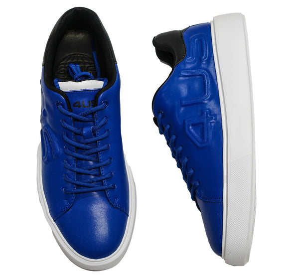 Cesare Paciotti 4US Men’s Bluette Leather Sneaker BB9000