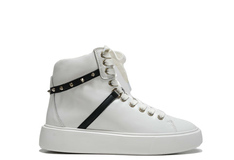 Cesare Paciotti 4US Women’s White Stud Hi Top BB7005