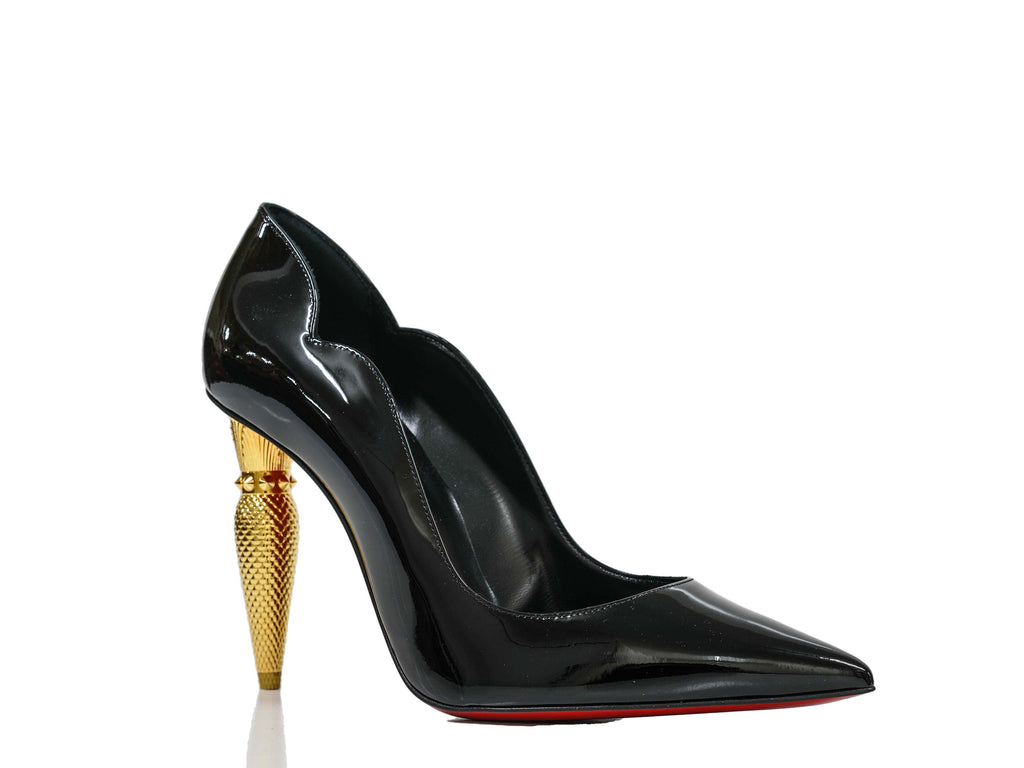 louboutin pigalle 10 louboutin pigalle 100 - black patent high heel shoes |  Heels, High heels, Christian louboutin shoes