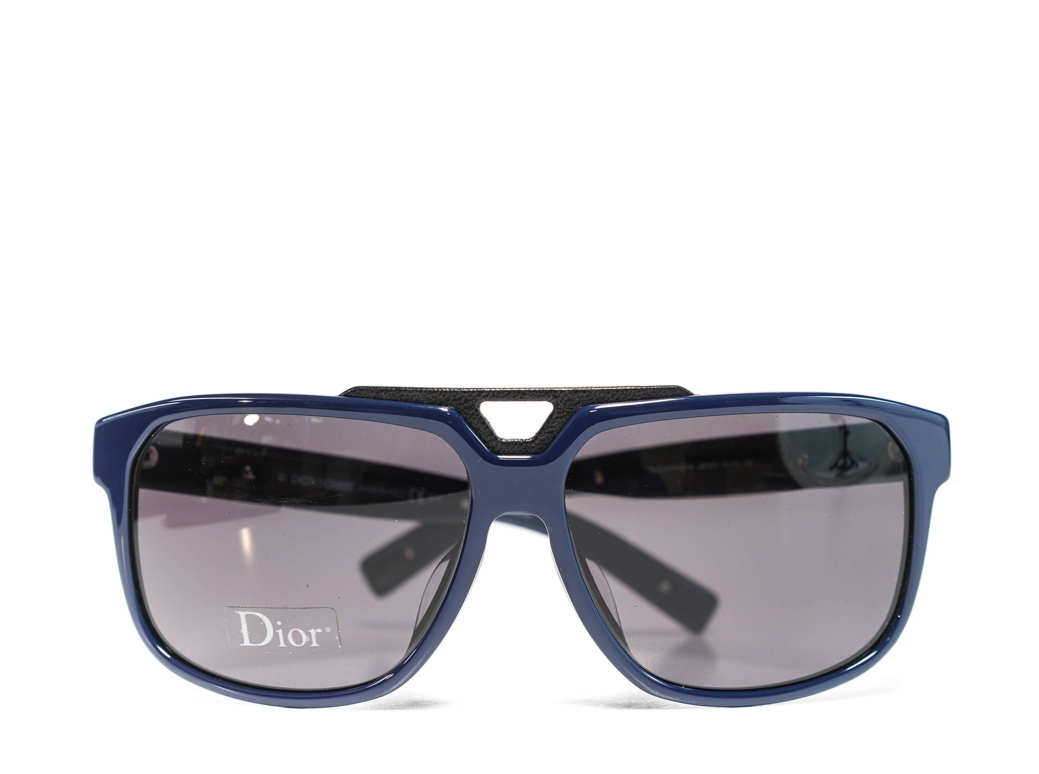 Dior Men's Black Tie 2 Blue Sunglasses NKT03A683S