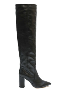 Fabio Rusconi Women's Black Leather Long Boot, Style name NYDI-OSS