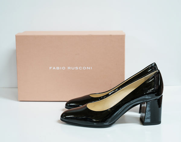 Fabio Rusconi Women's Patent Black Candito