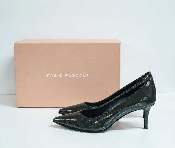 Fabio Rusconi Women's Ash Patent Leather Pump Milly