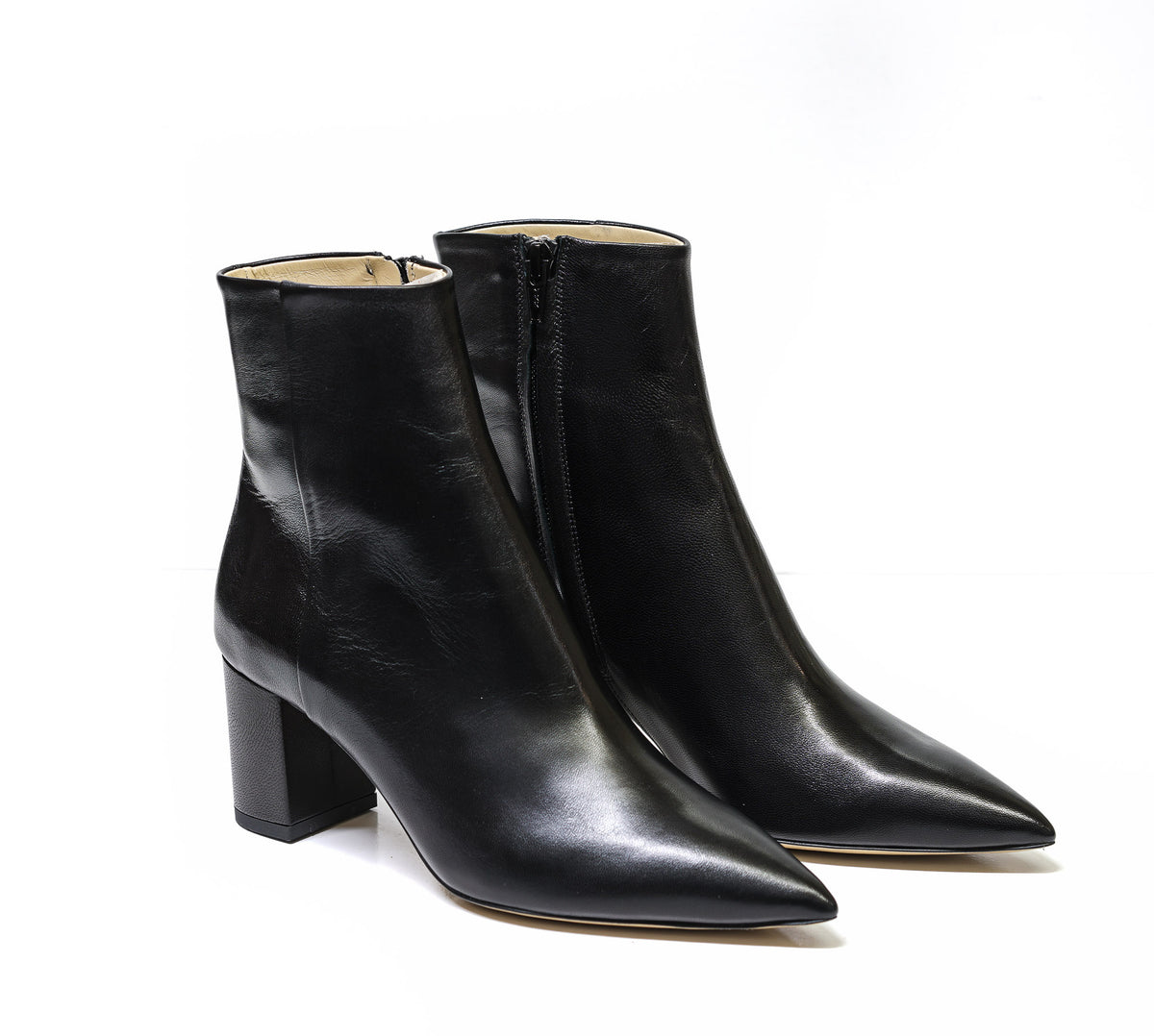 Fabio Rusconi Women's Black Leather Ankle Boot Zara-Cig – Luisa Boutique