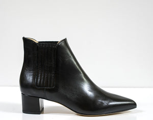 Fabio Rusconi Women's Black Leather Ankle Boot R1157