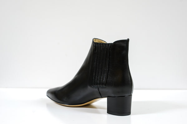 Fabio Rusconi Women's Black Leather Ankle Boot R1157