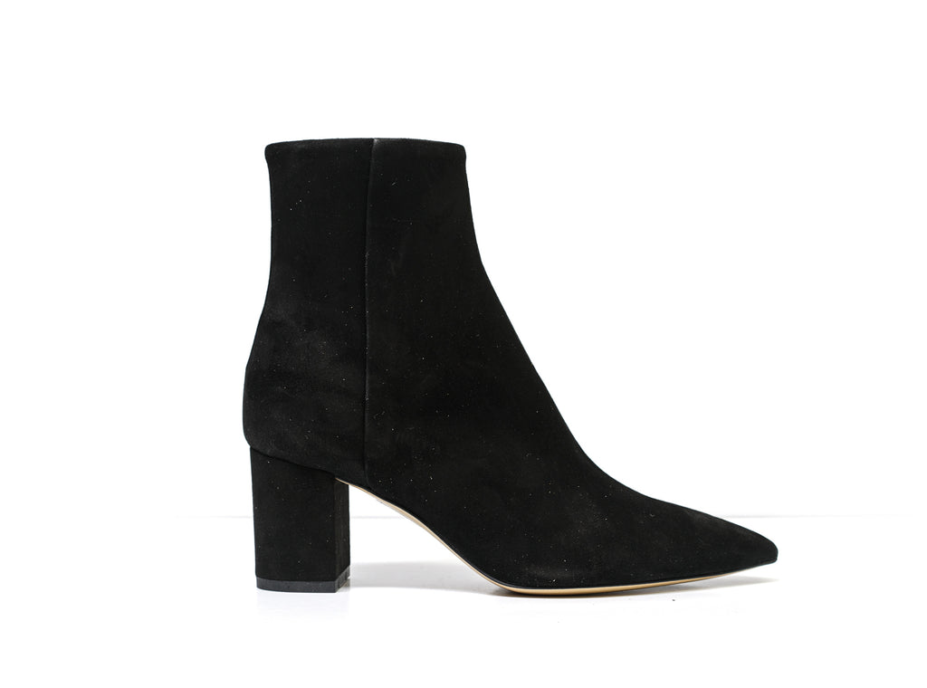Zara Leather Cowboy Heel Ankle Boots With Metal Trim Size 9 | eBay