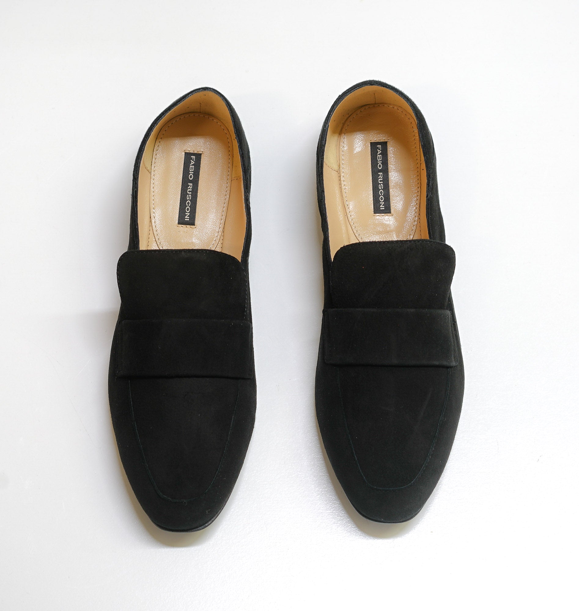Fabio Rusconi Women's Black Suede Shoe F4115