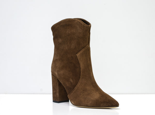 Fabio Rusconi Women's Chocolate Suede Ankle Boot Ustica Oss