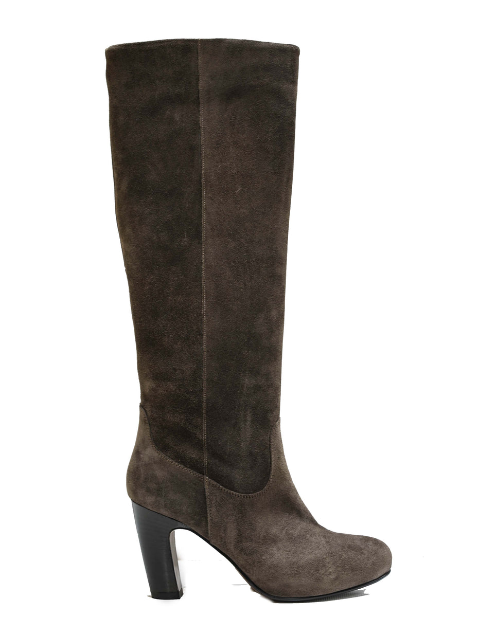 Fabio Rusconi Women's Grey Suede Boot Luna718 – Luisa Boutique