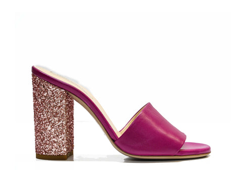 Fabio Rusconi Women’s Pink Leather Sandal Tonic