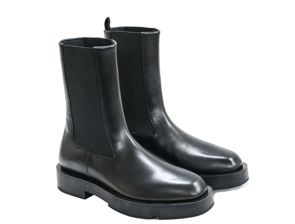 Givenchy Women’s Black Leather Boots Chelsea BE6020ZK