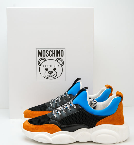 Moschino Men's Teddy Multi Colour Sneakers MB15103