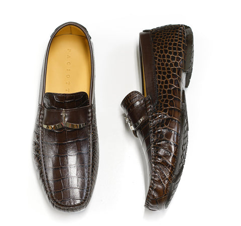 Cesare Paciotti Men's Brown Leather Malibu Moccasin PV57002