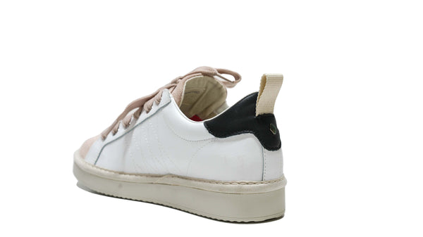Panchic Women’s White & Rose Leather & Suede Sneaker W1600