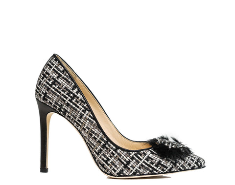 Roberto Serpentini Women's Black & White Pump 25074 - Now $190