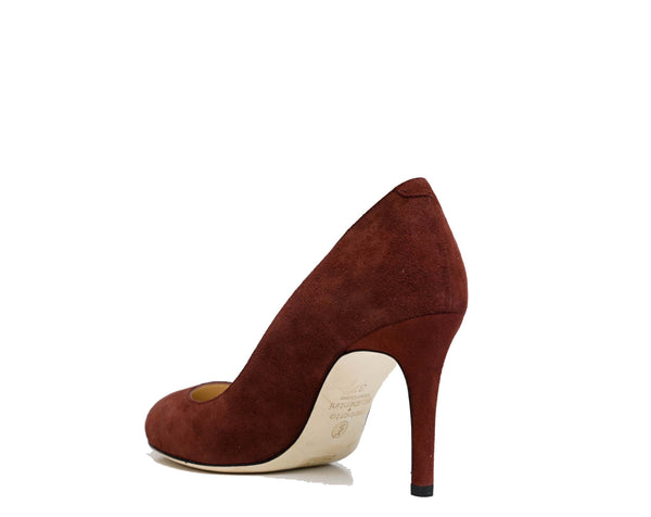 Roberto Serpentini Women's Red Suede Pump 25100