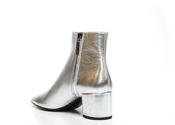 Saint Laurent Silver Leather Boot VB528204