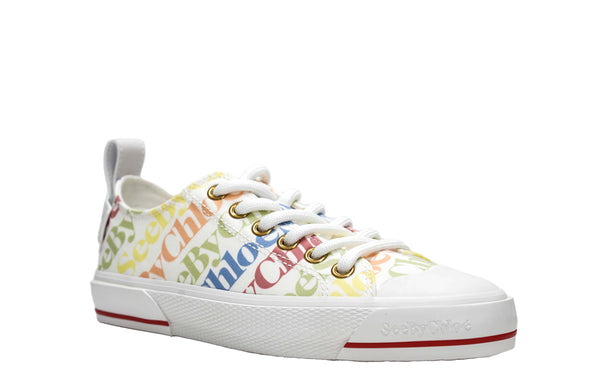 See By Chloe Women's Colour Logo Sneaker 38241 - 36 Last Size