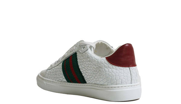 Stokton Men's Green & White Stripe Sneakers 650 U