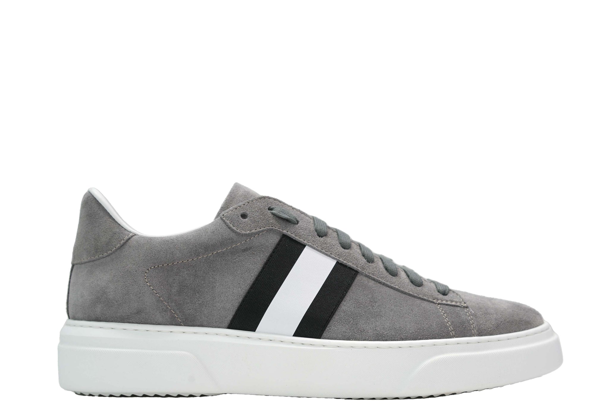 Stokton Men's Grey Stripe Sneaker 758 U