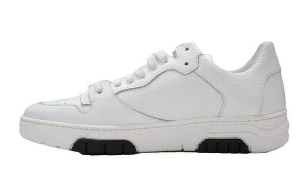 Stokton Men's White Leather Sneaker 455 U