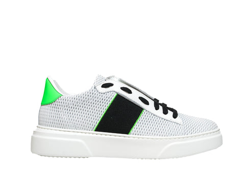 Stokton Men's White & Lime Sneaker 650 U SS20
