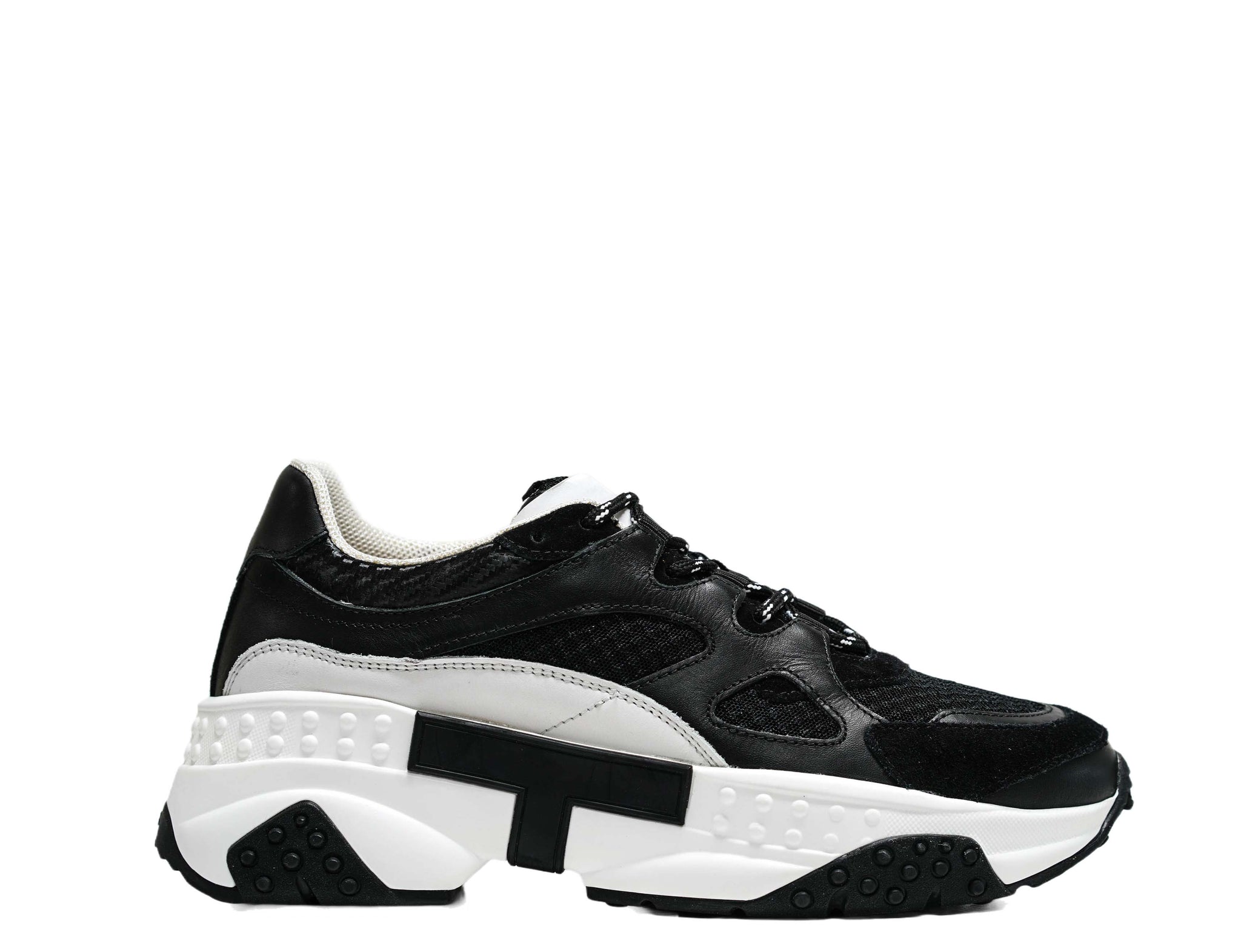 Tod's Men's Black & White Sneaker M57B0BL4.