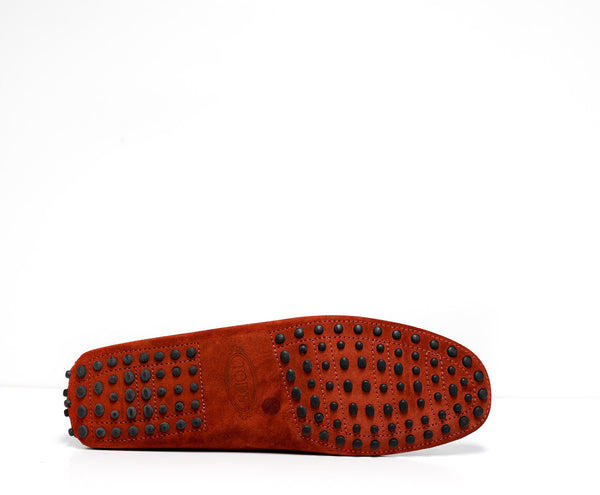 Tod's Men's Red Suede Moccasin MOEO0001