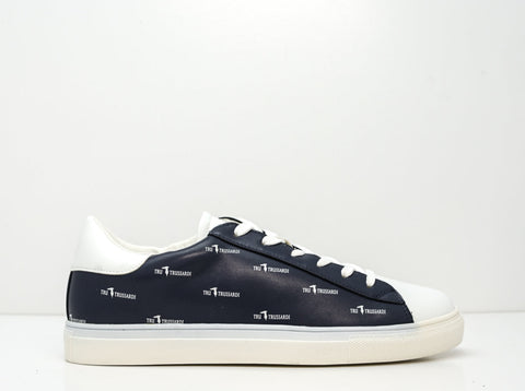 Trussardi Men's Navy Logo Sneakers U607