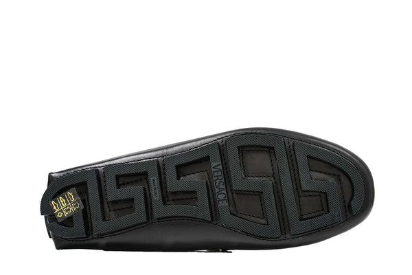 Versace Men's Medusa Black Leather Loafer