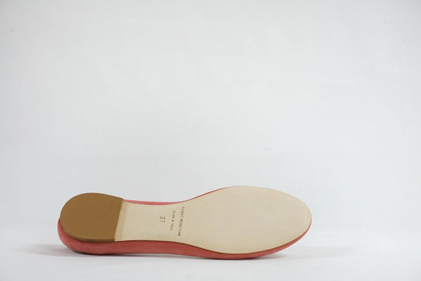 Fabio Rusconi Women's Suede Pink Ballerina Flat Shoe S1795