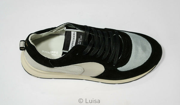 Philippe Model Men's Black & Grey Sneakers XT08 - 40EU Last Size
