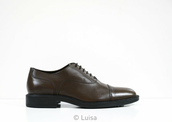 Tod's Men's Brown Lace Up Shoe Francesina Fondo XXM45A00N50