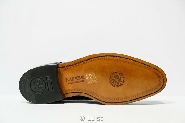 Barker Men's Black Leather Lace Up Shoe PERTH 376717
