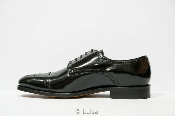 Barker Men's Black Leather Lace Up Shoe PERTH 376717