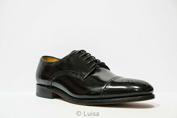 Barker Men's Black Leather Lace Up Shoe PERTH 376717