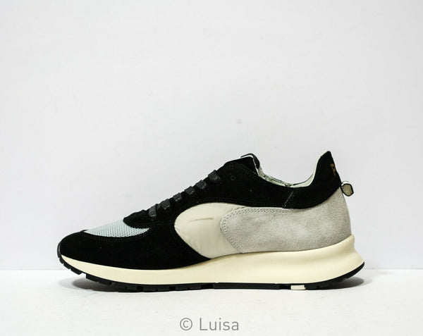Philippe Model Men's Black & Grey Sneakers XT08 - 40EU Last Size