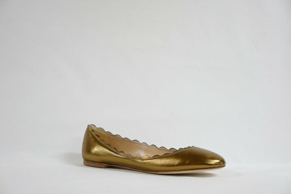 Fabio Rusconi Women's Bronze Leather Ballerina S1795